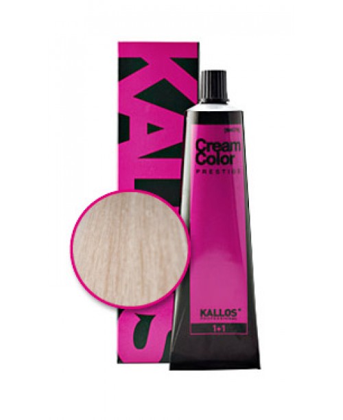 Vopsea de par crema Kallos Prestige - Blond Cenusiu Deschis 10.1