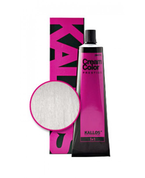 Vopsea de par crema Kallos Prestige - Blond Alb Platinat 000