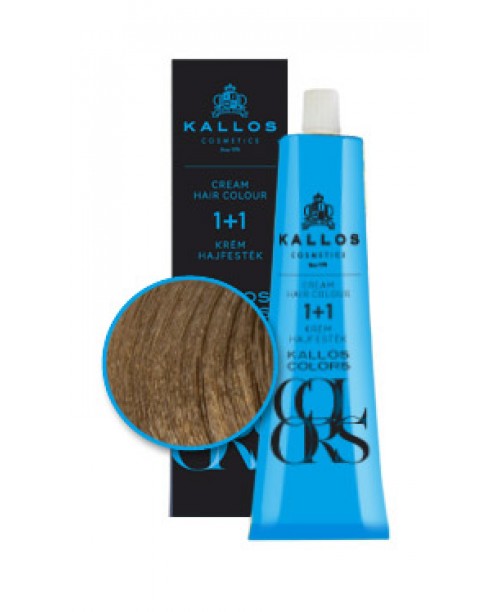 Vopsea de par crema Kallos Colors - Blond Cenusiu Deschis 8C