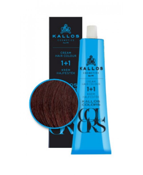 Vopsea de par crema Kallos Colors - Cupru Roscat Blond 6TR