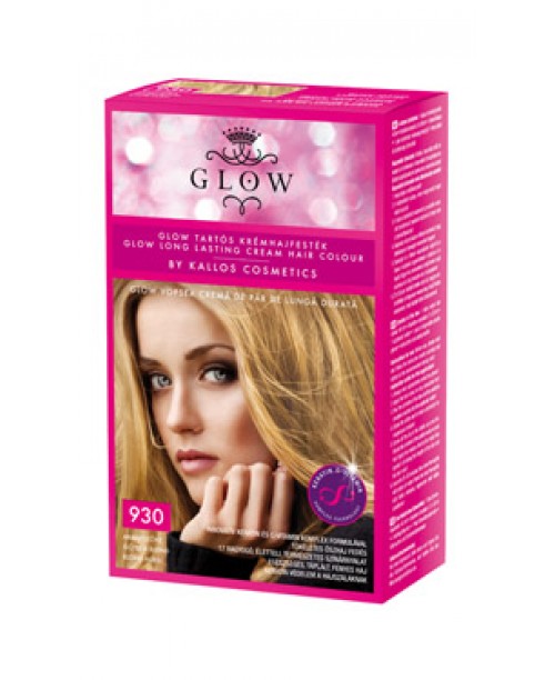 Vopsea de par Kallos Glow - Blond Auriu 930