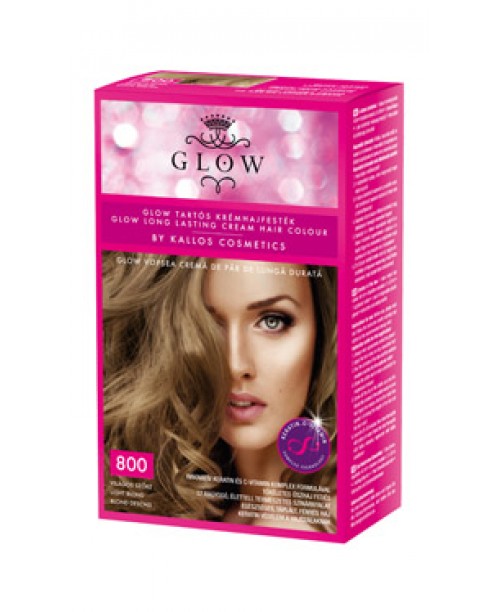 Vopsea de par Kallos Glow - Blond Deschis 800