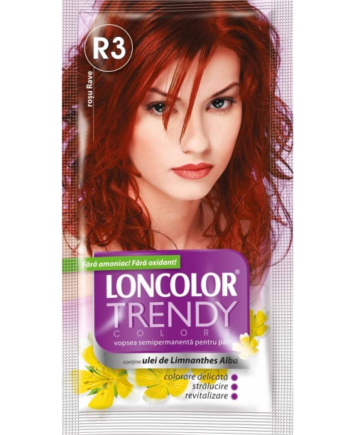 Vopsea Loncolor Trendy - Rosu Rave R3