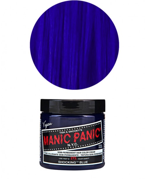 Vopsea de par Manic Panic albastra - Shocking Blue