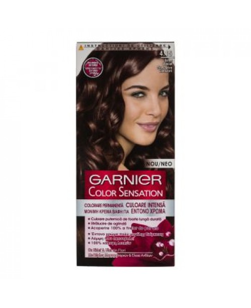 Vopsea Garnier Color Sensation 4.15 saten glaciar