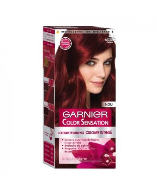 Vopsea Garnier Color Sensation 4.60 rosu inchis intens