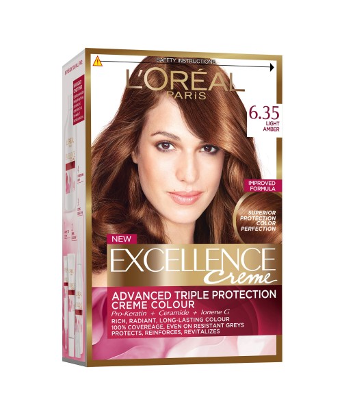 Vopsea de par L'Oreal Excellence Creme 6.35 blond aluna