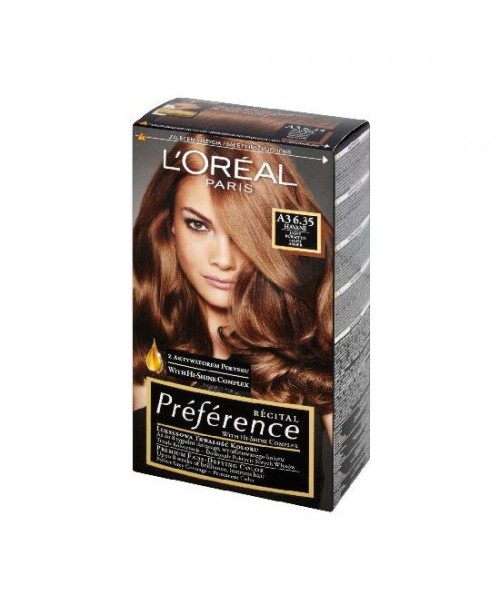Vopsea de par L'Oreal Preference A3 6.35 Havane
