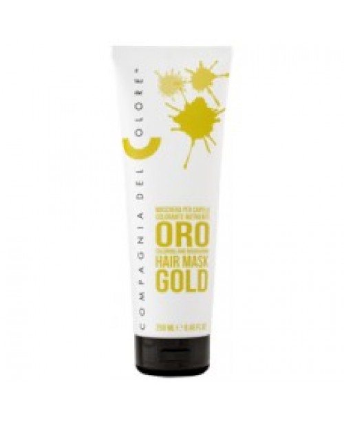 Masca coloranta Compagnia del Colore - Auriu 250ml